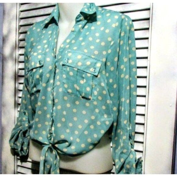 Takara Sm Tie Front Blouse - Picture 7 of 8